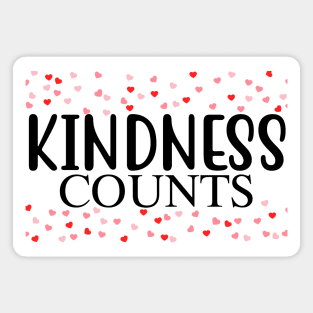 Kindness Counts. Inspirational Saying for Gratitude Magnet